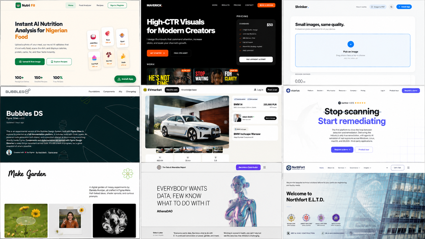 Blaze Web Creations - Selected Projects Showcase